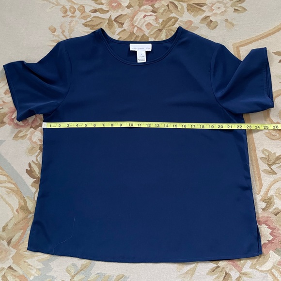 Deep blue large blouse by Susan Graver - Picture 4 of 5